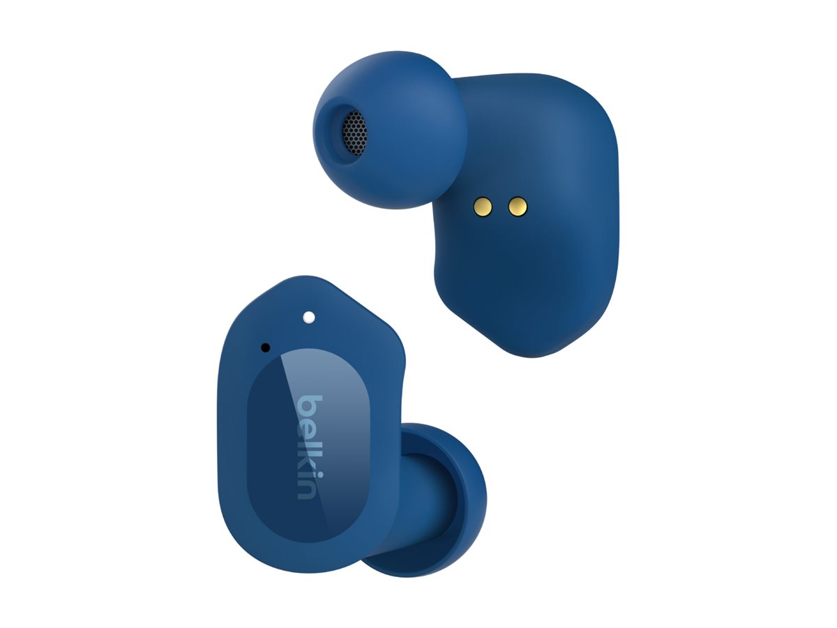 Belkin SoundForm Play True Wireless In-Ear-Kopfhörer, Blau, In-Ear, Kabellos