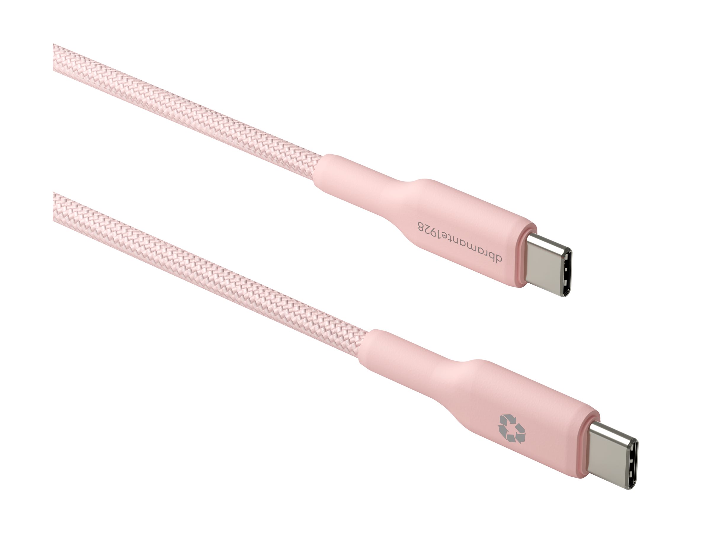 dbramante1928 BRD USB-C auf USB-C Kabel, Pink, 1,5m