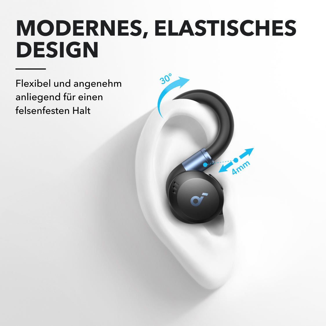 Anker Soundcore Sport X20 Kopfhörer, Schwarz, In-Ear, Kabellos