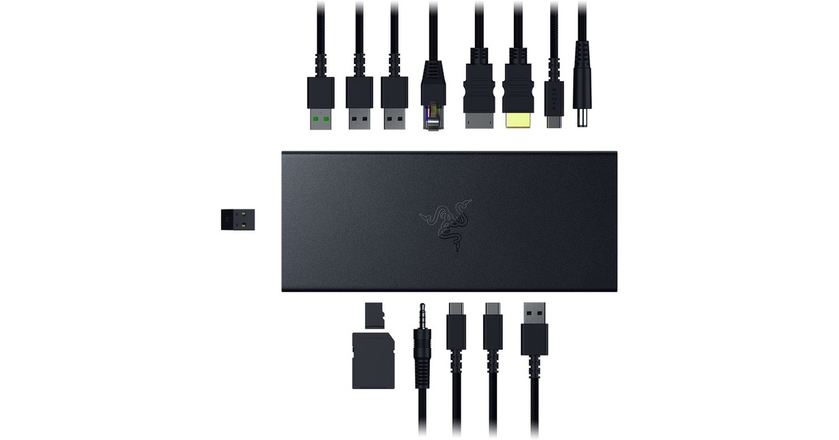 Razer USB 4 Dock (15 in 1), Schwarz