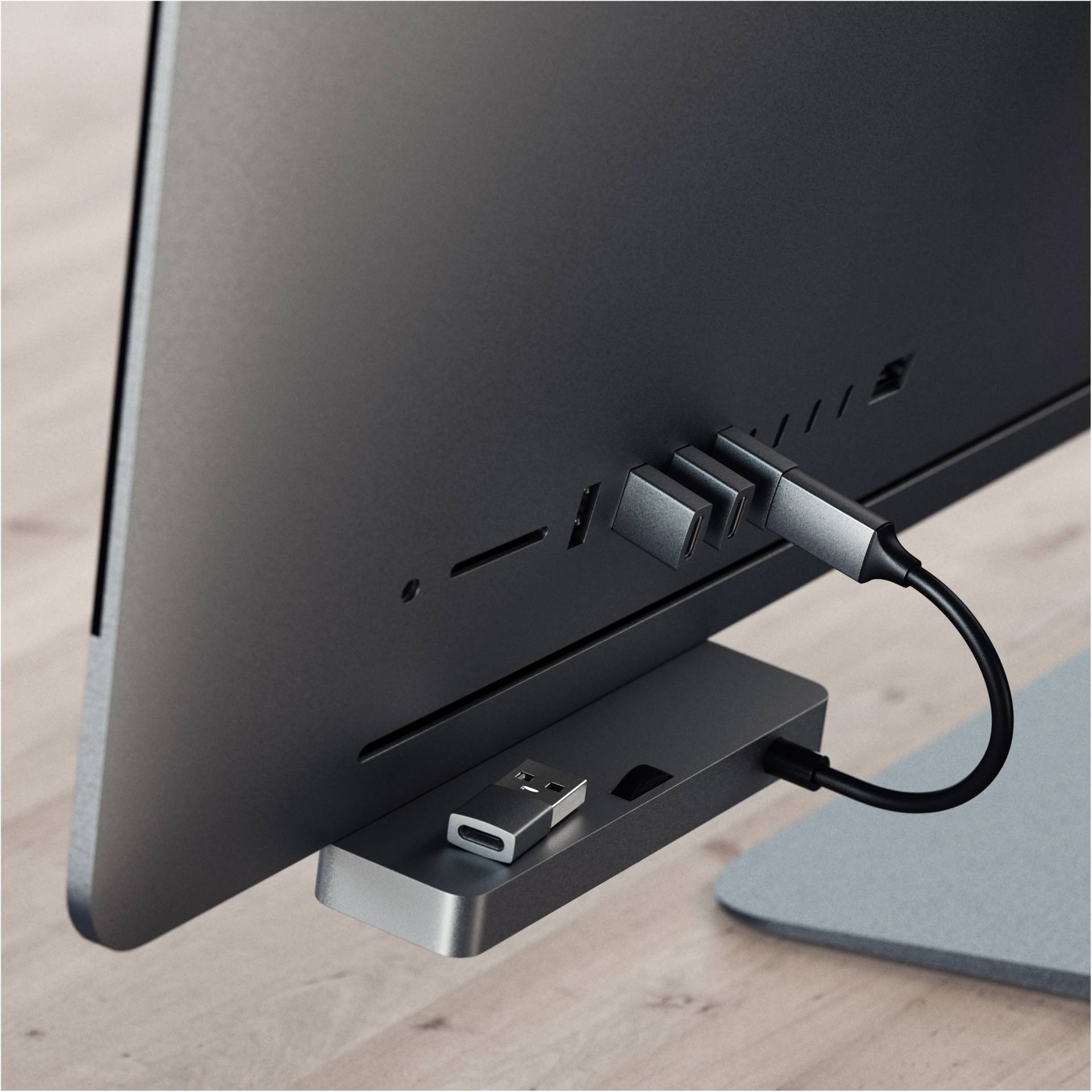 Satechi USB-A auf USB-C Adapter, Space Grau