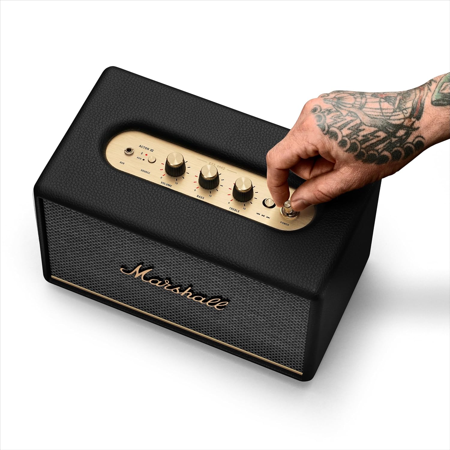 Marshall Acton III Bluetooth-Lautsprecher, Schwarz