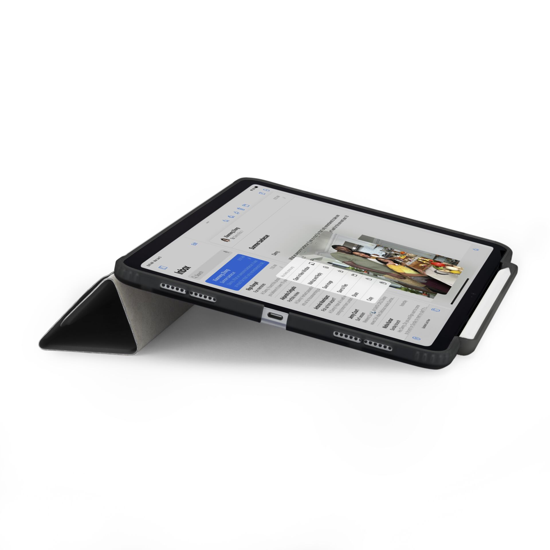 Pipetto Origami No3 Pencil Case für iPad Pro 11" (M4), Schwarz