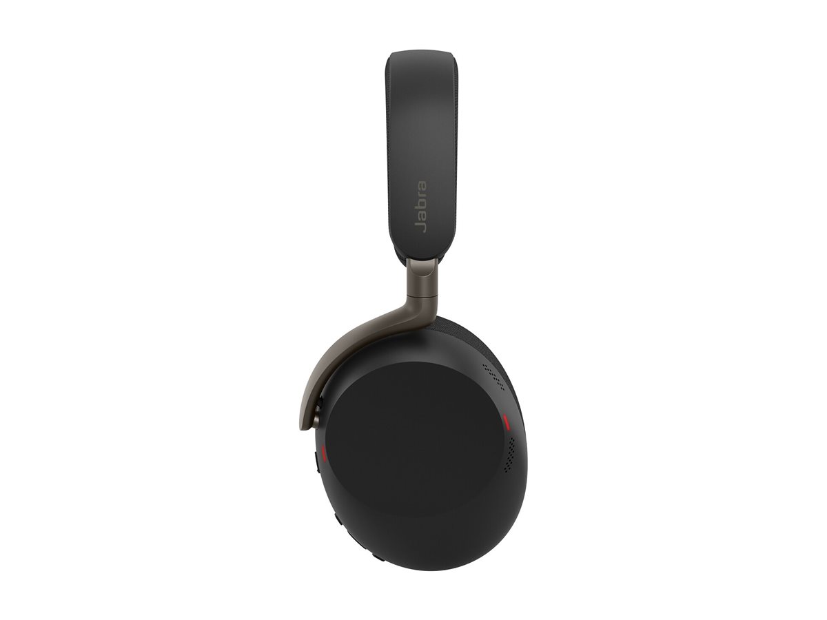 Jabra Evolve3 85 UC Over-Ear Bluetooth Headset kabellos mit Mikrofon & Ladestation ANC, Schwarz, USB-A