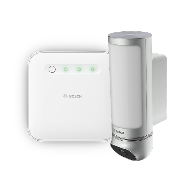 Bosch Smart Home Starter Set Sicherheit: Controller II + Außenkamera II