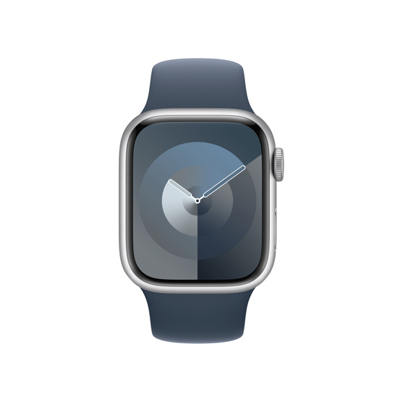 Apple Sportarmband Sturmblau, 38/40/41/42mm (Series 10/11), S/M, Kunststoff