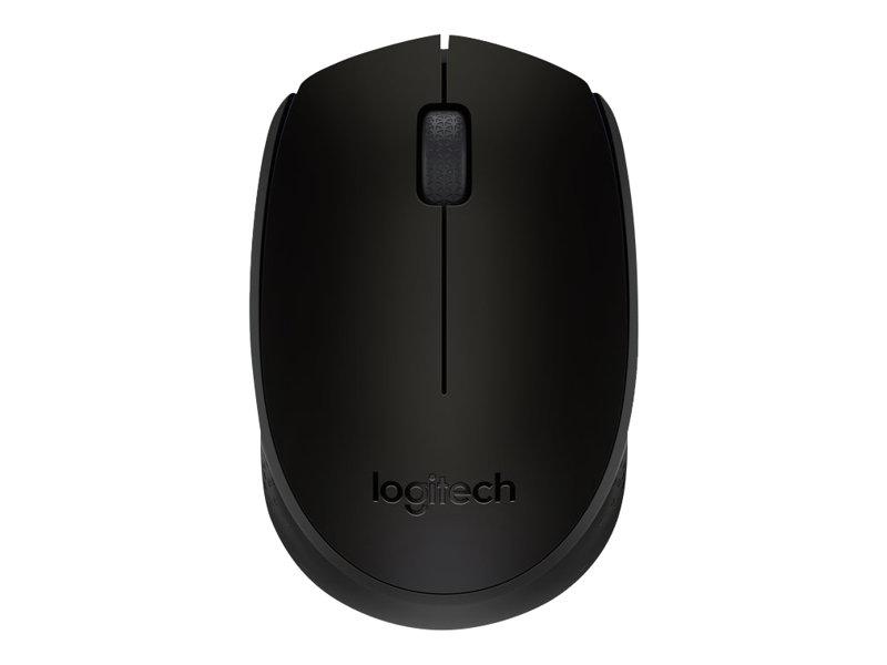 Logitech M171 Bluetooth Maus, Schwarz, Kabellos via USB-Empfänger