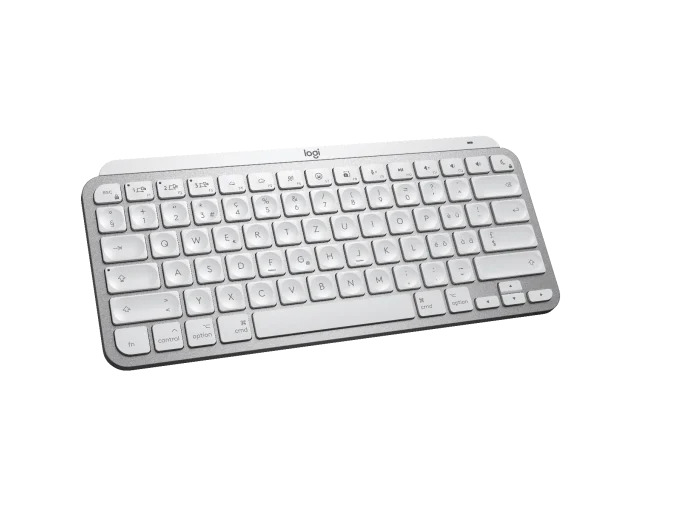 Logitech MX Keys Mini für Mac, Hellgrau, Bluetooth, Schweiz