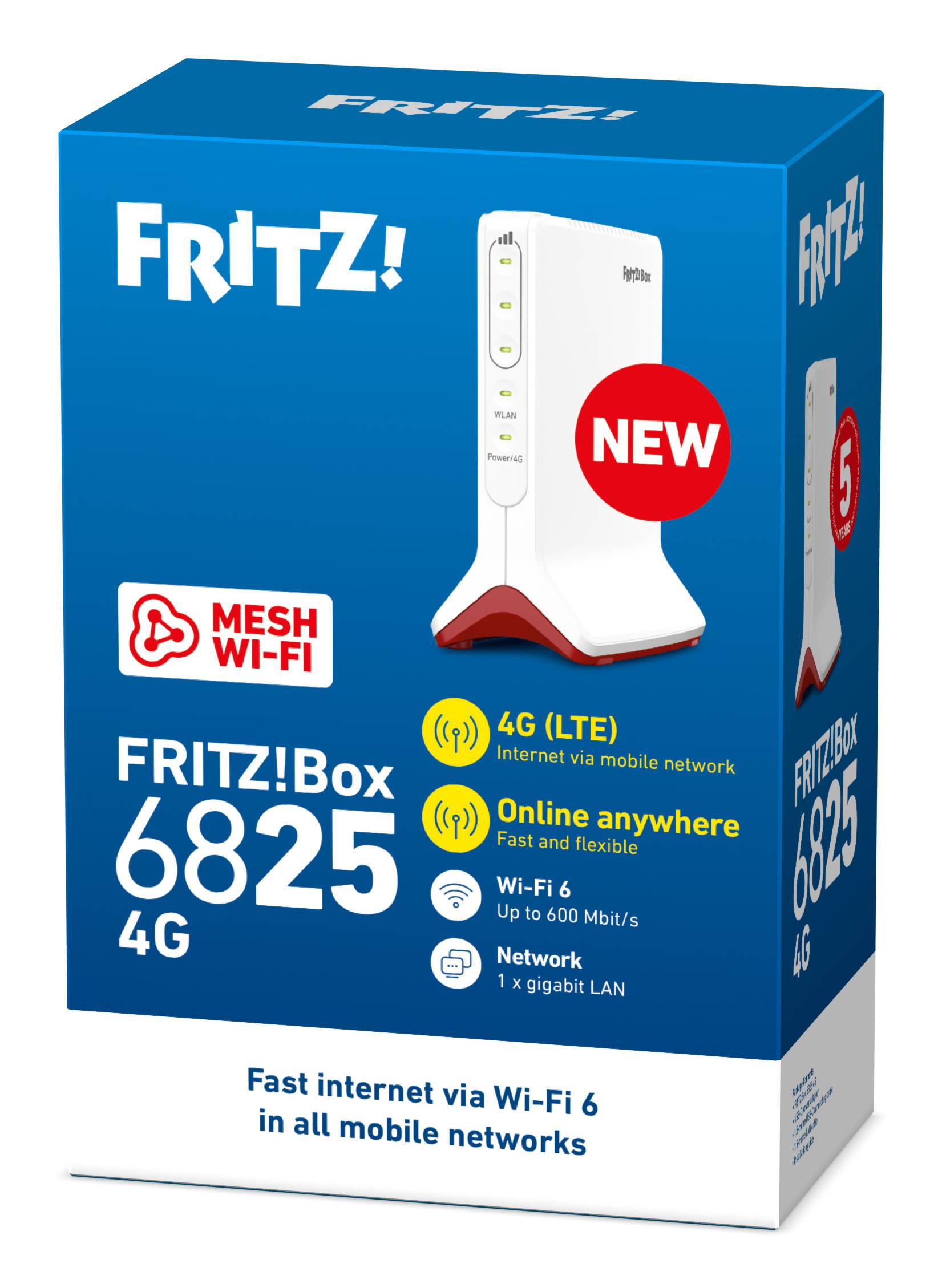 FRITZ! 6825 4G WLAN Router Wi-Fi6