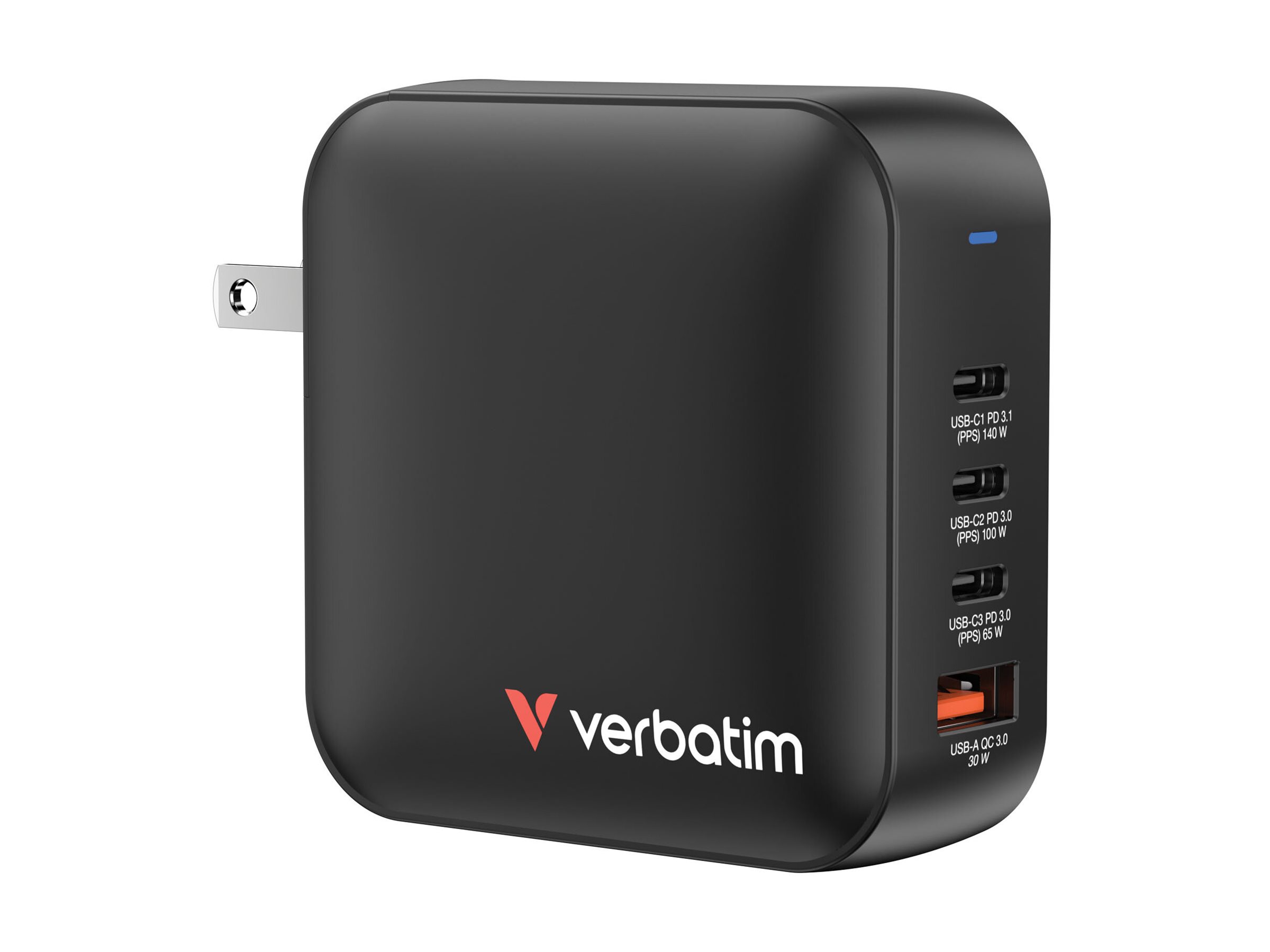 Verbatim Mini GaN 165W Power Adapter