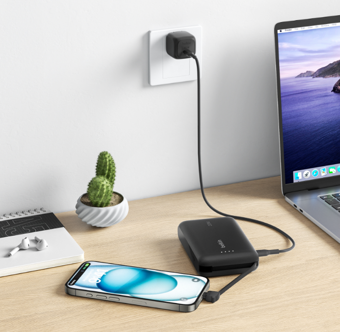 Belkin Powerbank mit integriertem USB-C Kabel