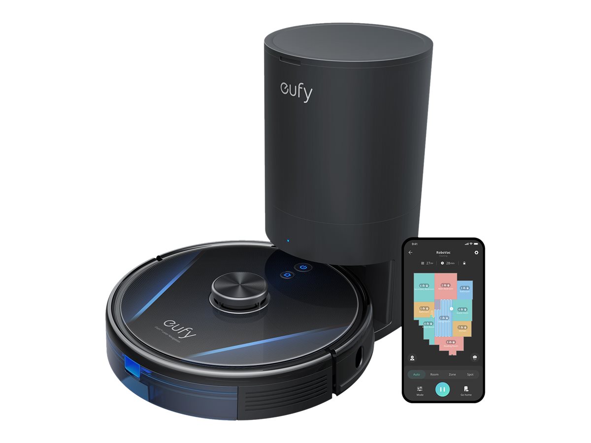 Anker Eufy RoboVac LR30 Hybrid+ Staubsauger, Schwarz