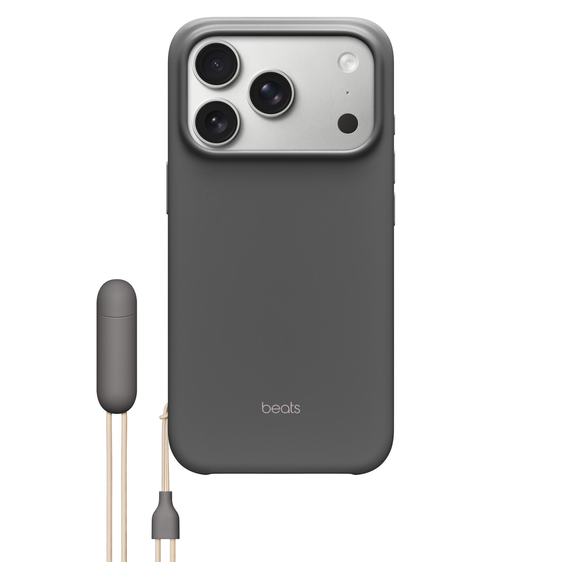 Beats iPhone 17 Pro Kickstand Case mit MagSafe und Kamerasteuerung, Granitgrau