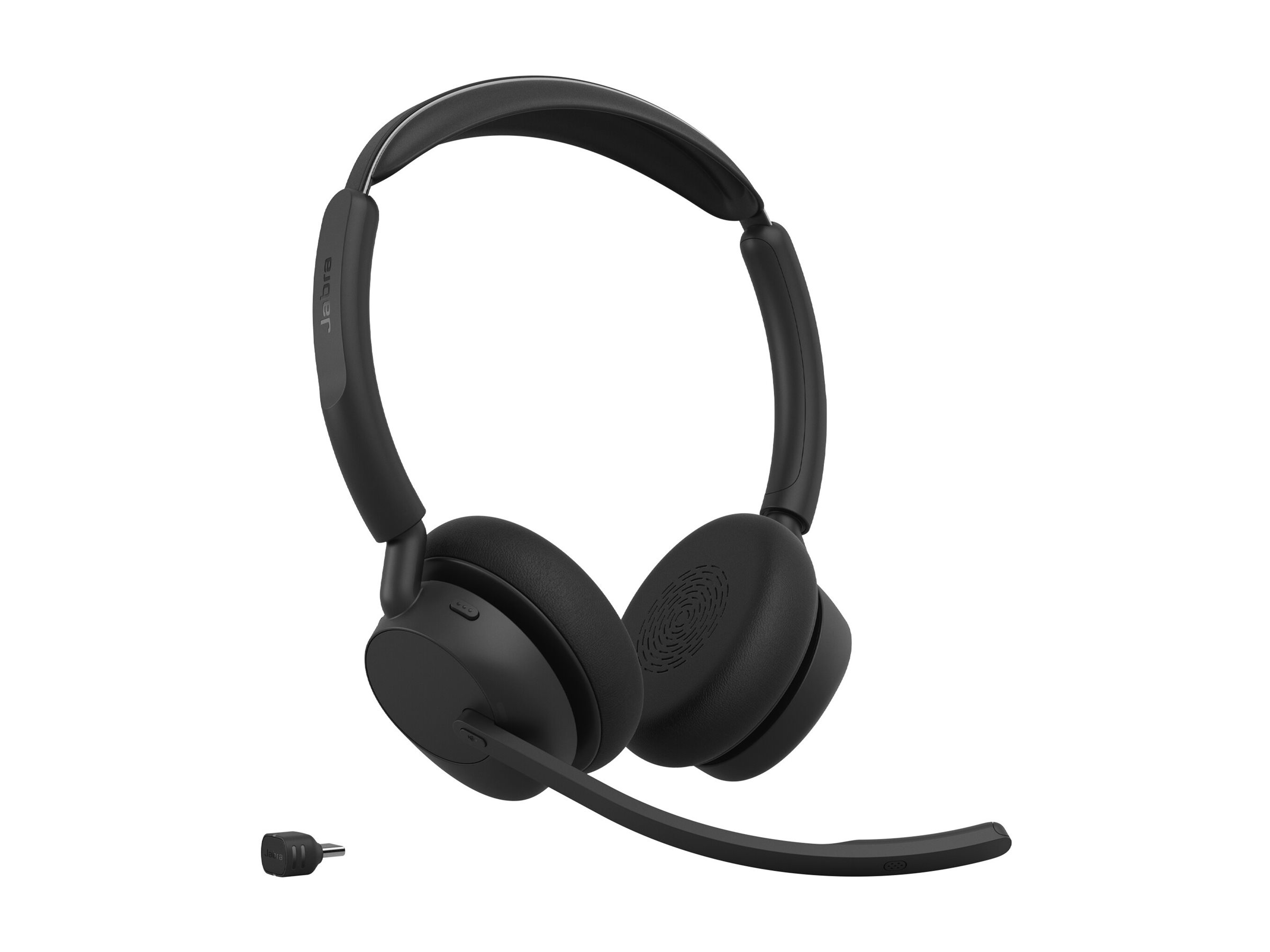 Jabra Evolve3 45 UC Wireless Stereo Headset, Schwarz, On-Ear