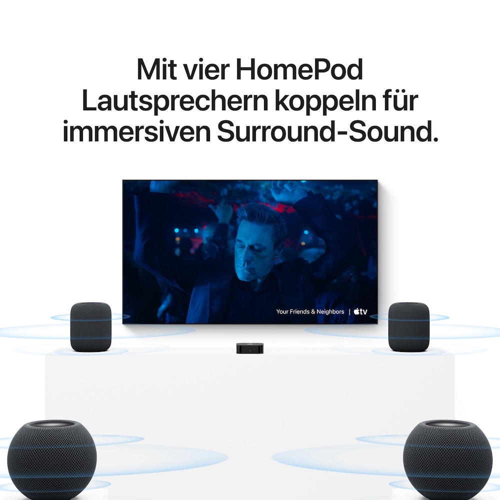 Apple TV 4K 2026, Schwarz
