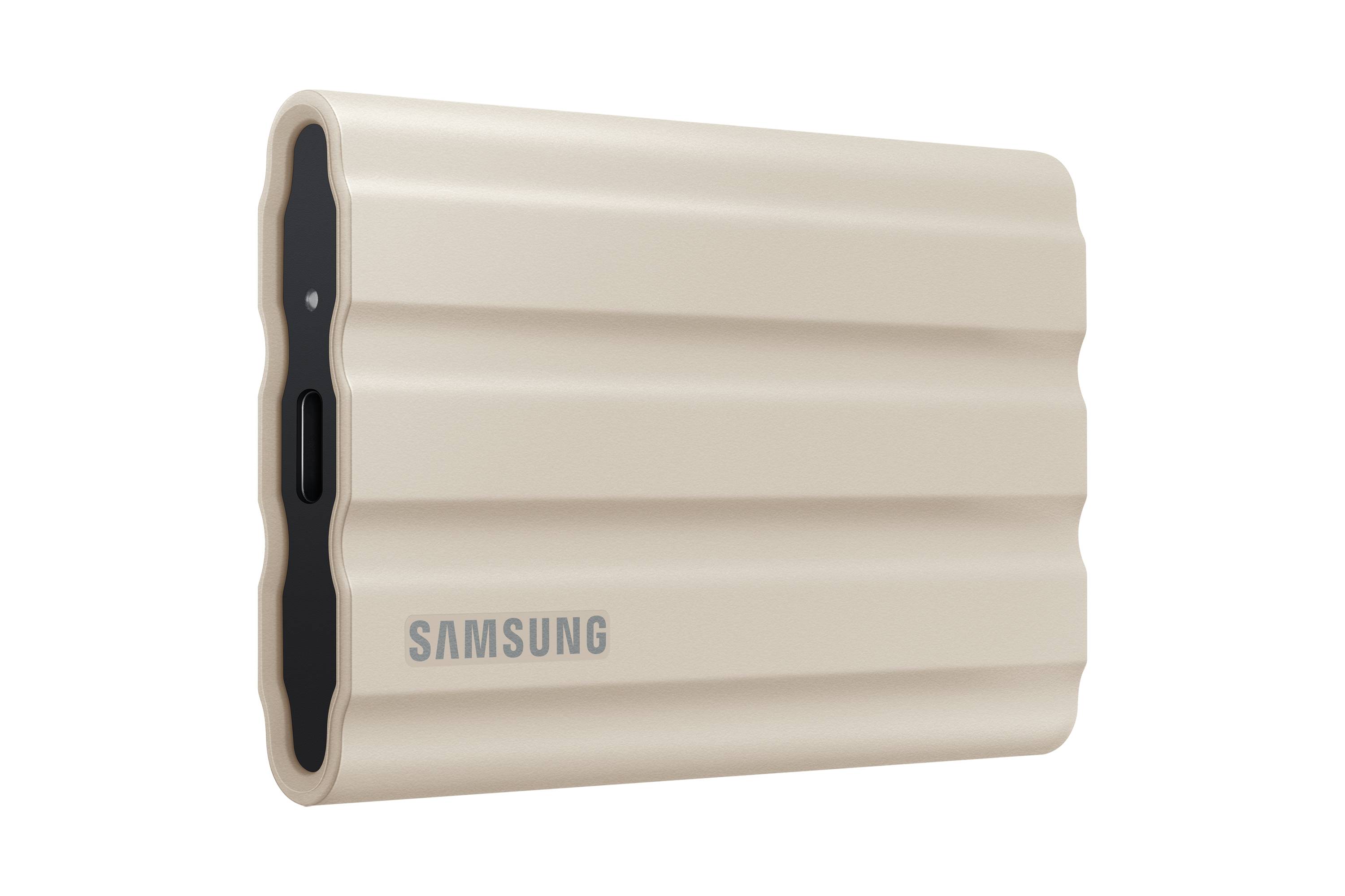 Samsung T7 Shield MU-PE2T0K, Beige, SSD, 2TB, USB-C