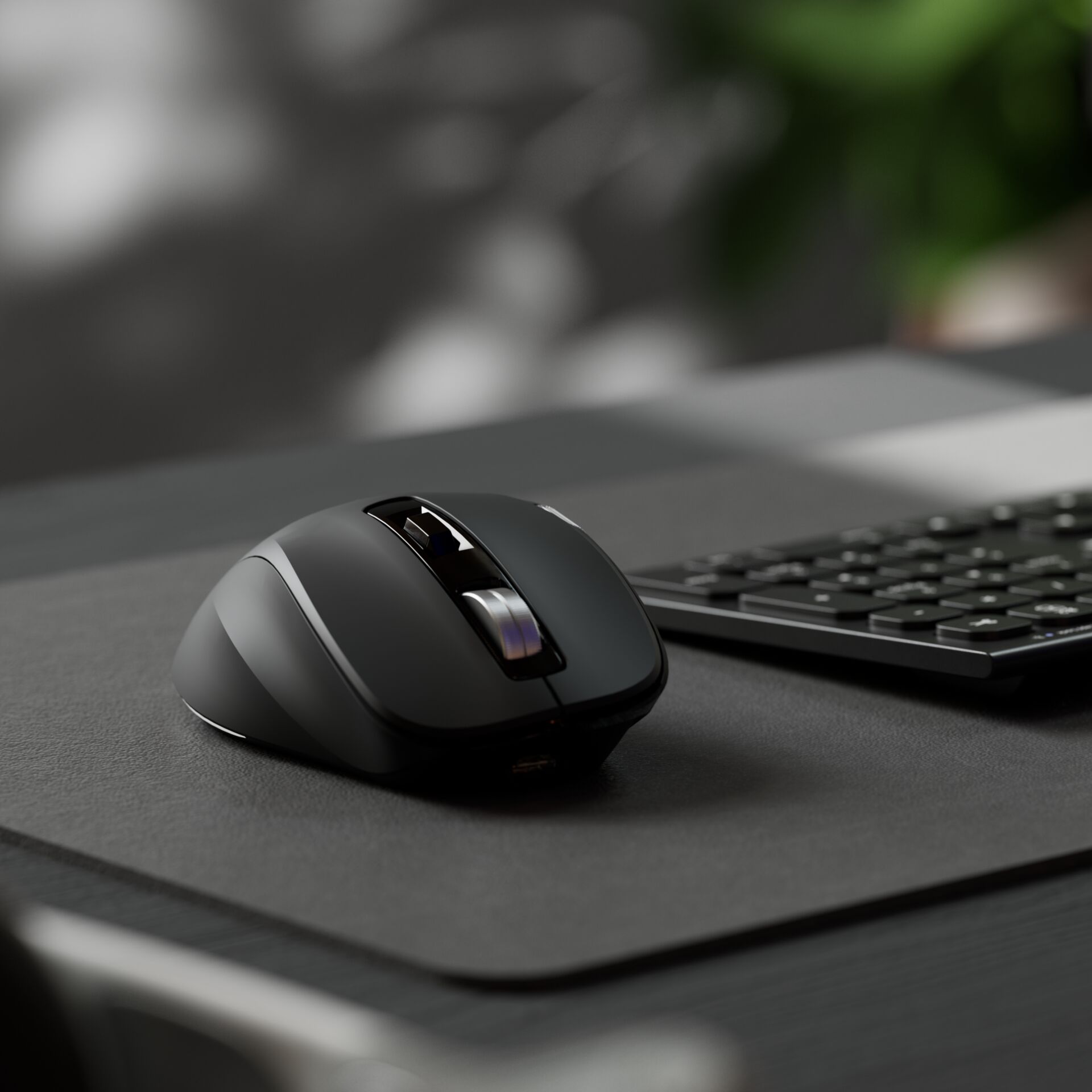Alogic Apex Wireless Maus, Schwarz, Bluetooth