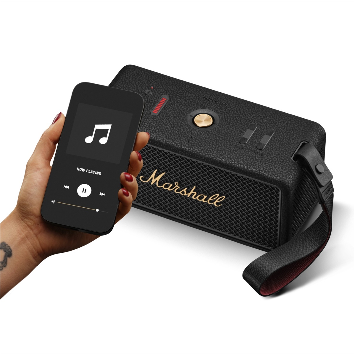 Marshall Middleton II Bluetooth Lautsprecher, Schwarz