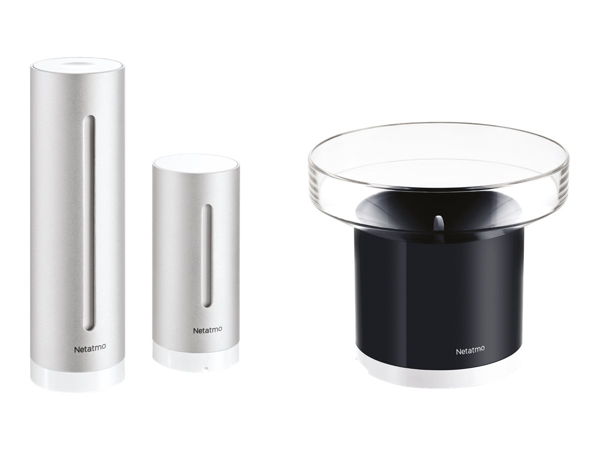 Netatmo Set mit Wetterstation und Regenmesser