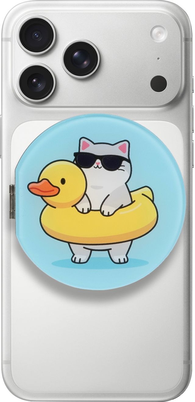 LAUT MAGMOJI MagSafe Ring Mirror Stand Cat Splish Splash