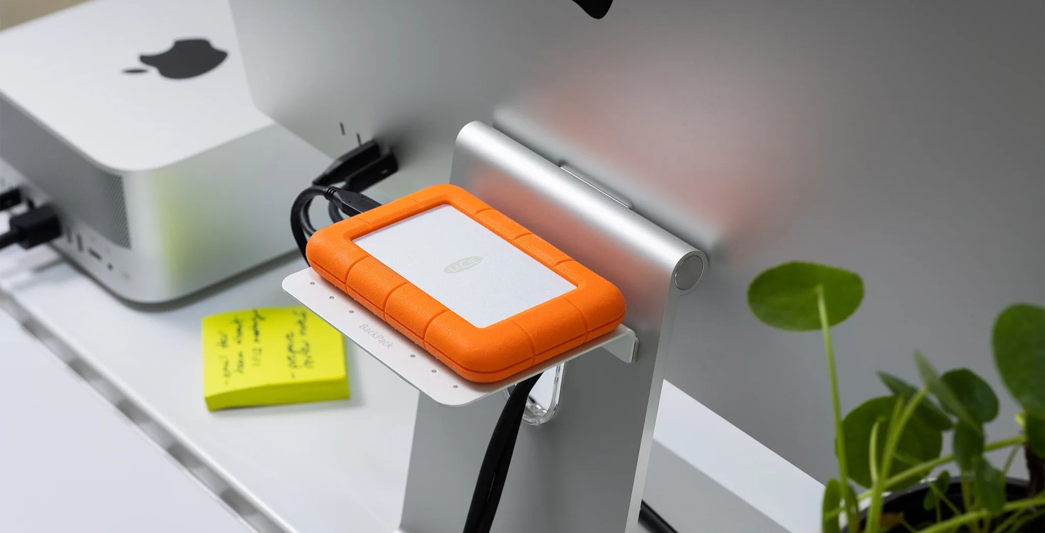 Twelve South BackPack für Apple iMac 24" (M1/M3/M4) / Apple Studio Display, Weiß