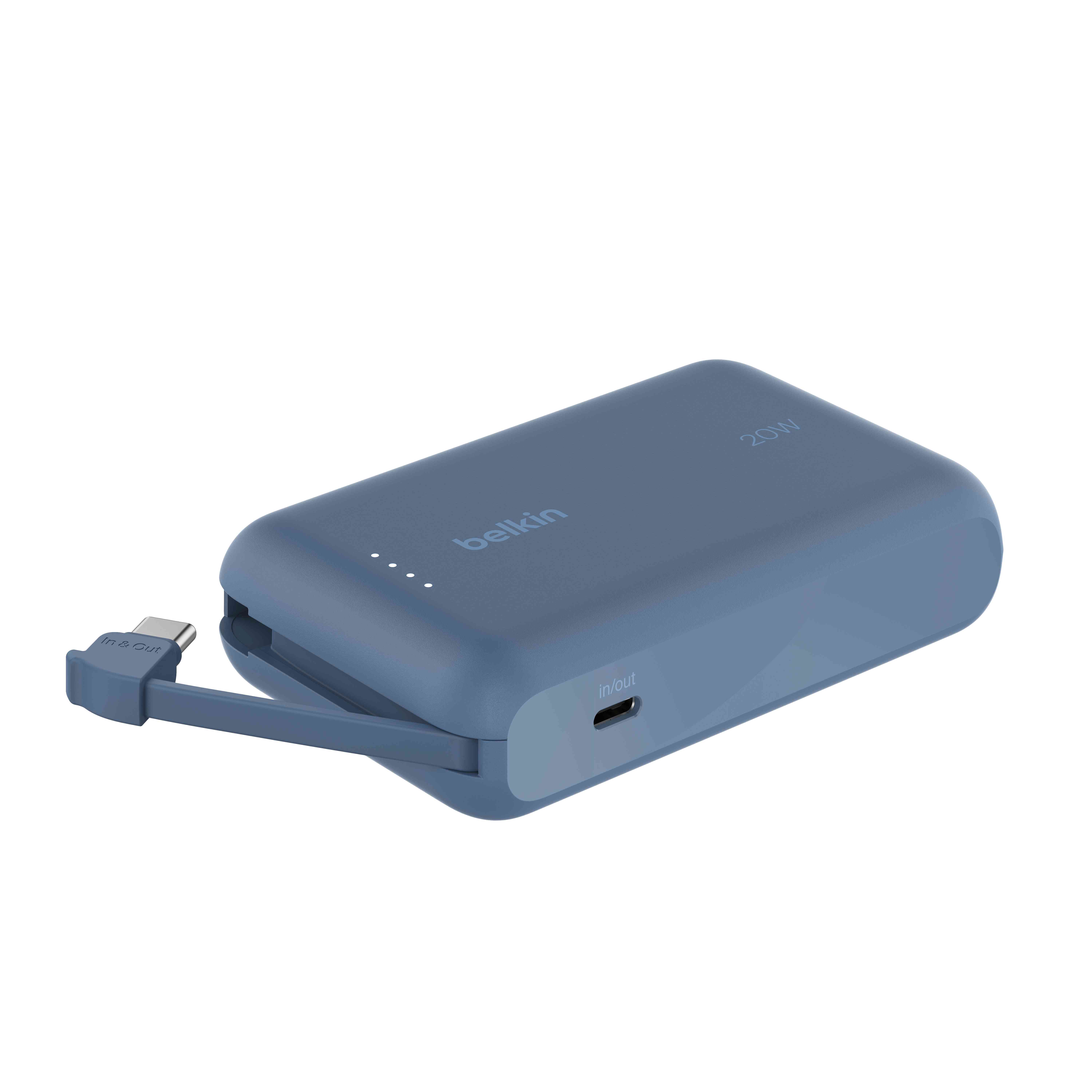 Belkin Powerbank mit integriertem USB-C Kabel