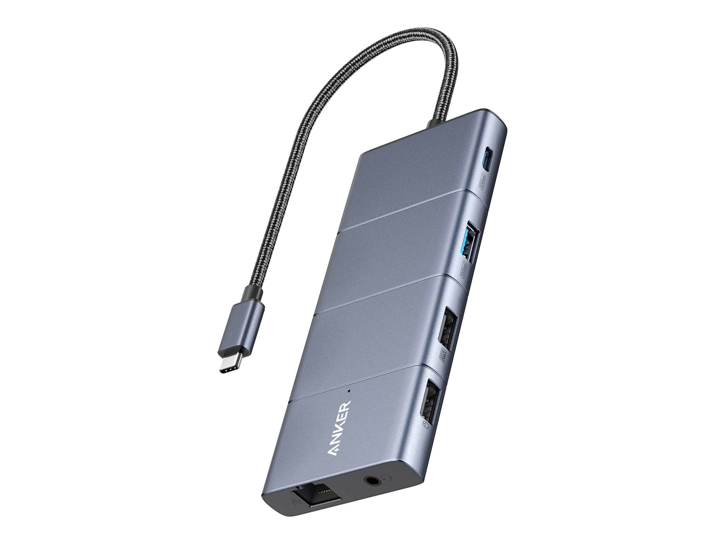 Anker 565 USB-C Hub 11-in-1 Adapter, Grau, USB-C, 100W