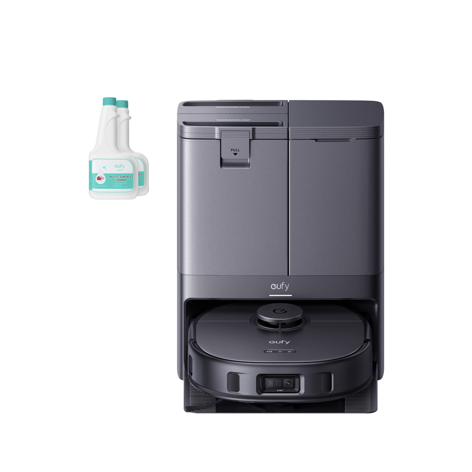 Eufy Hartbodenreiniger‑Set für X10 Pro Omni, Schwarz