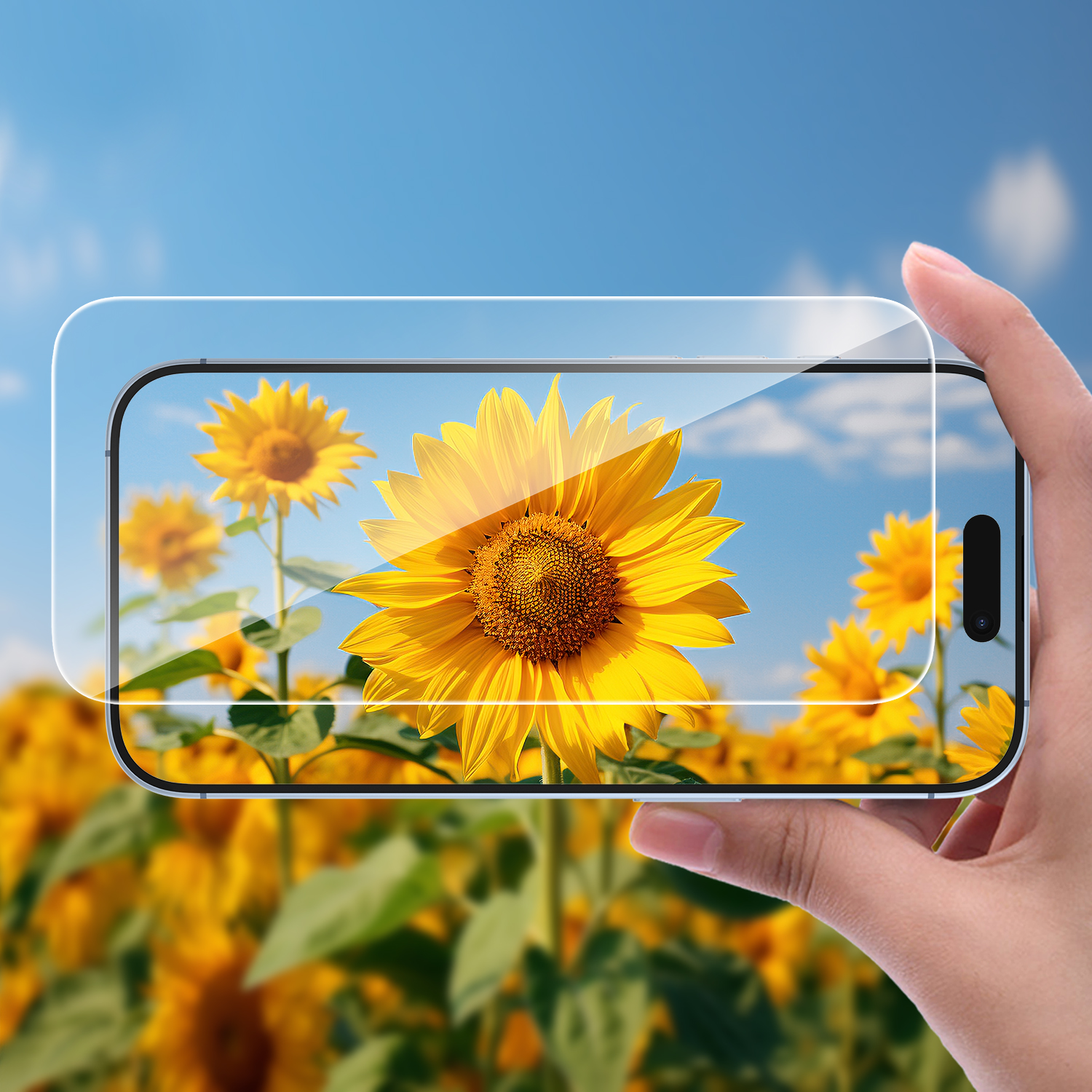 Guan Clear Displayschutglas für iPhone 17/16 Pro