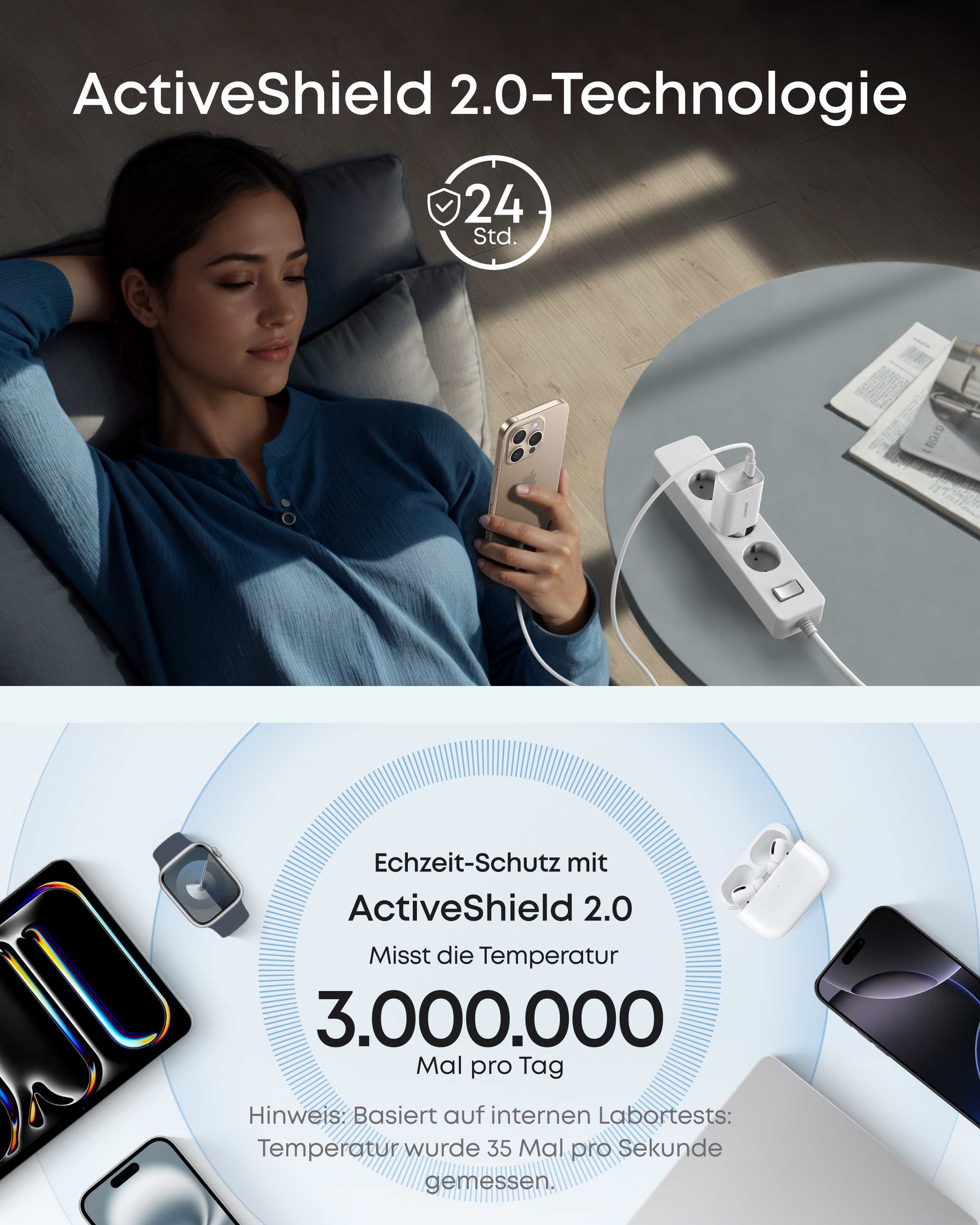 Anker Nano Charger 100W mit USB-C Kabel