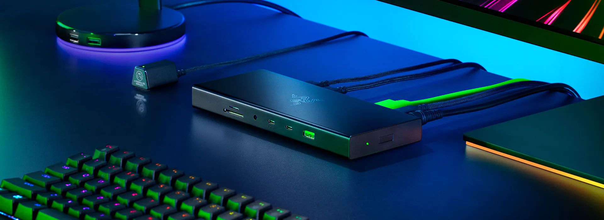 Razer USB 4 Dock (15 in 1), Schwarz