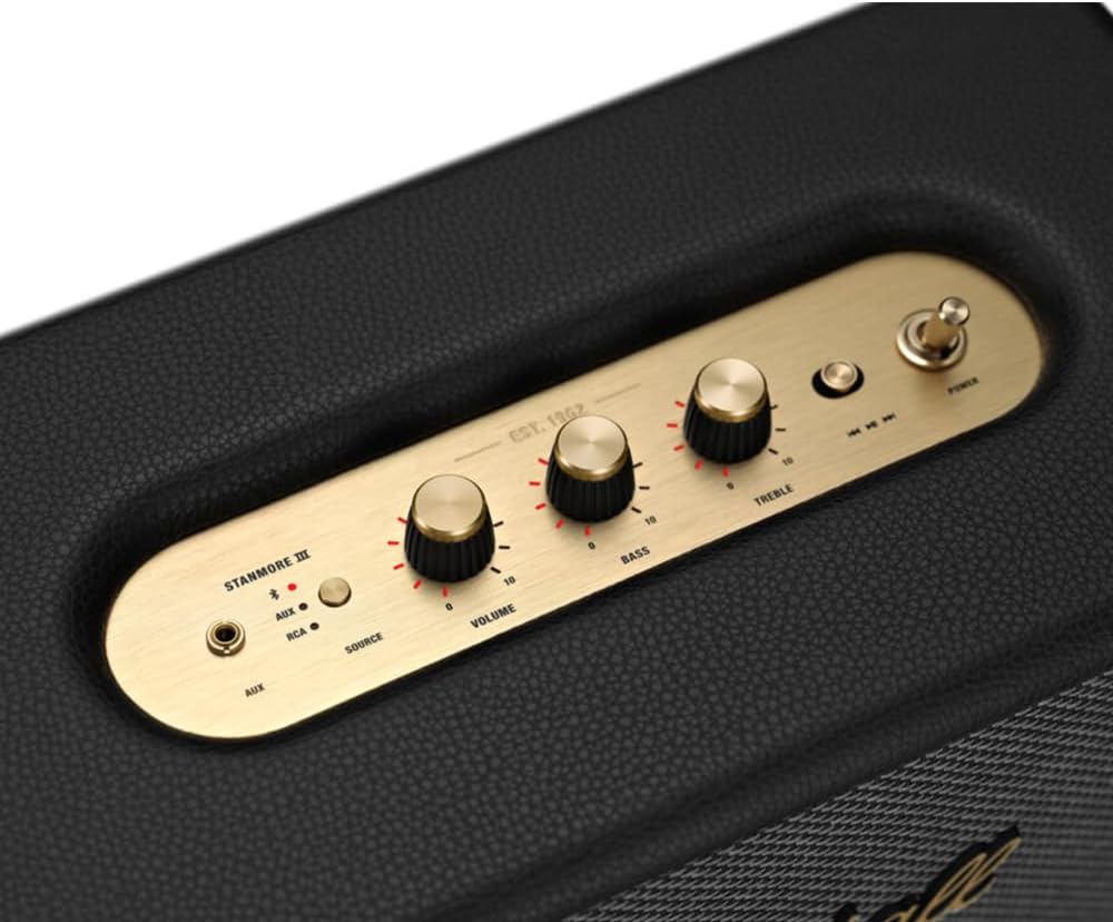 Marshall Stanmore III Bluetooth Lautsprecher, Schwarz