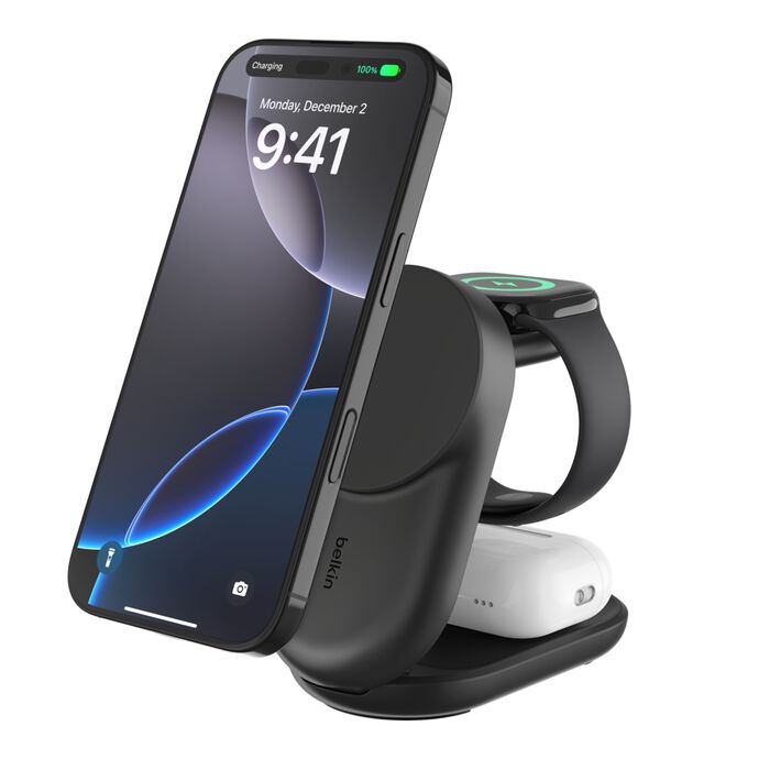 Belkin Wireless Charger mit QI2 (3-in-1)