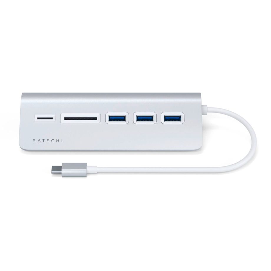 Satechi Type-C Aluminum USB Hub & Card Reader