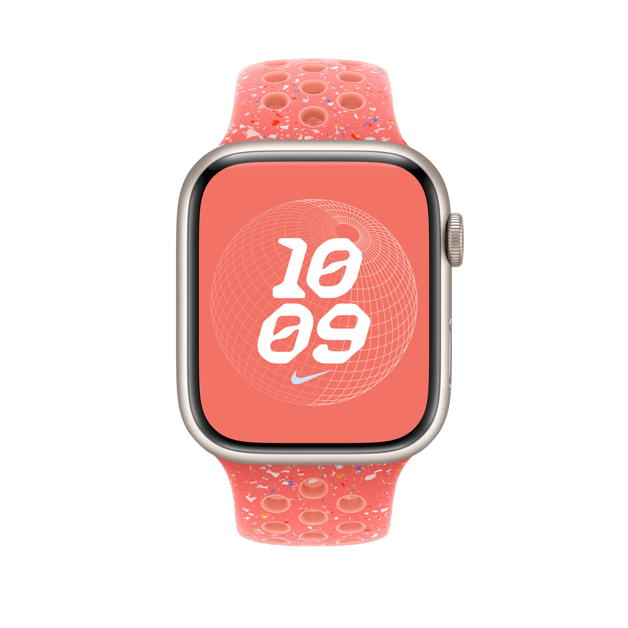 Apple Nike Sportarmband, Magic Ember, 42 (Series 1/2/3)/44/45/46/49mm, S/M