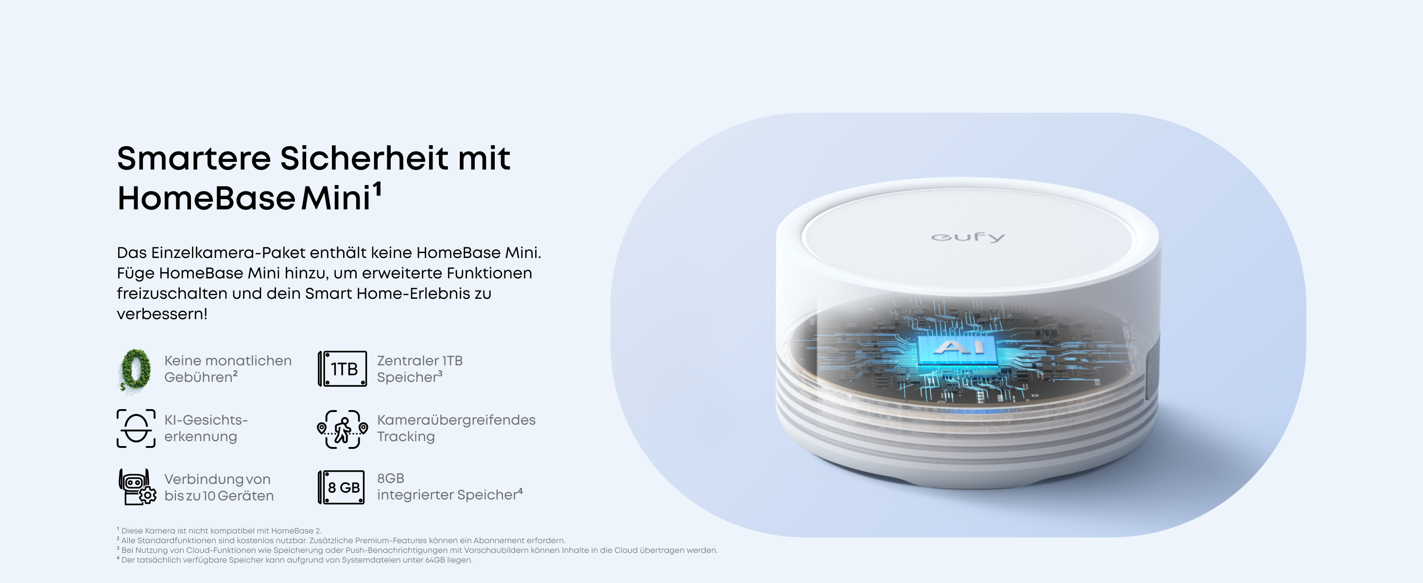Anker Eufy Cam C31 Solo 2K FHD Überwachungskamera, Kabellos