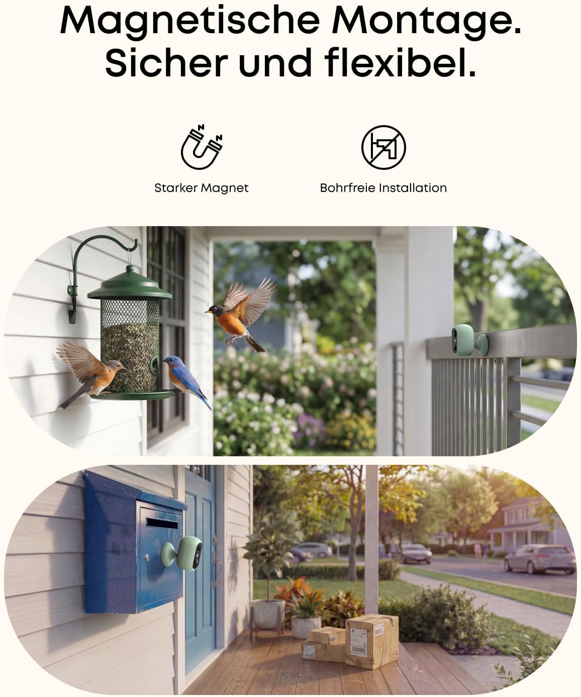 Anker eufy eufyCam C35 Kabellose Überwachungskamera Außen & Innen