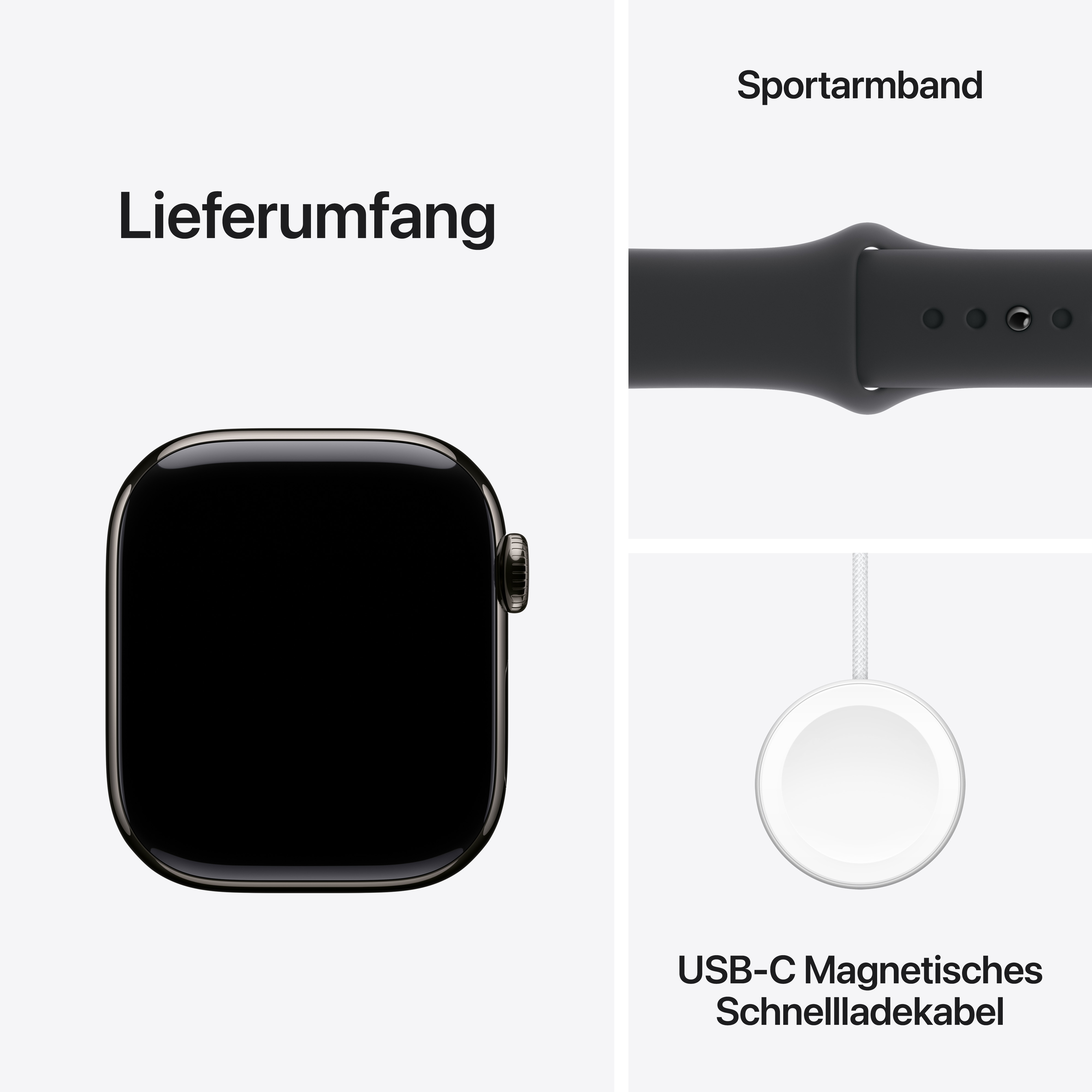 Apple Watch Series 10 Titan Schiefer