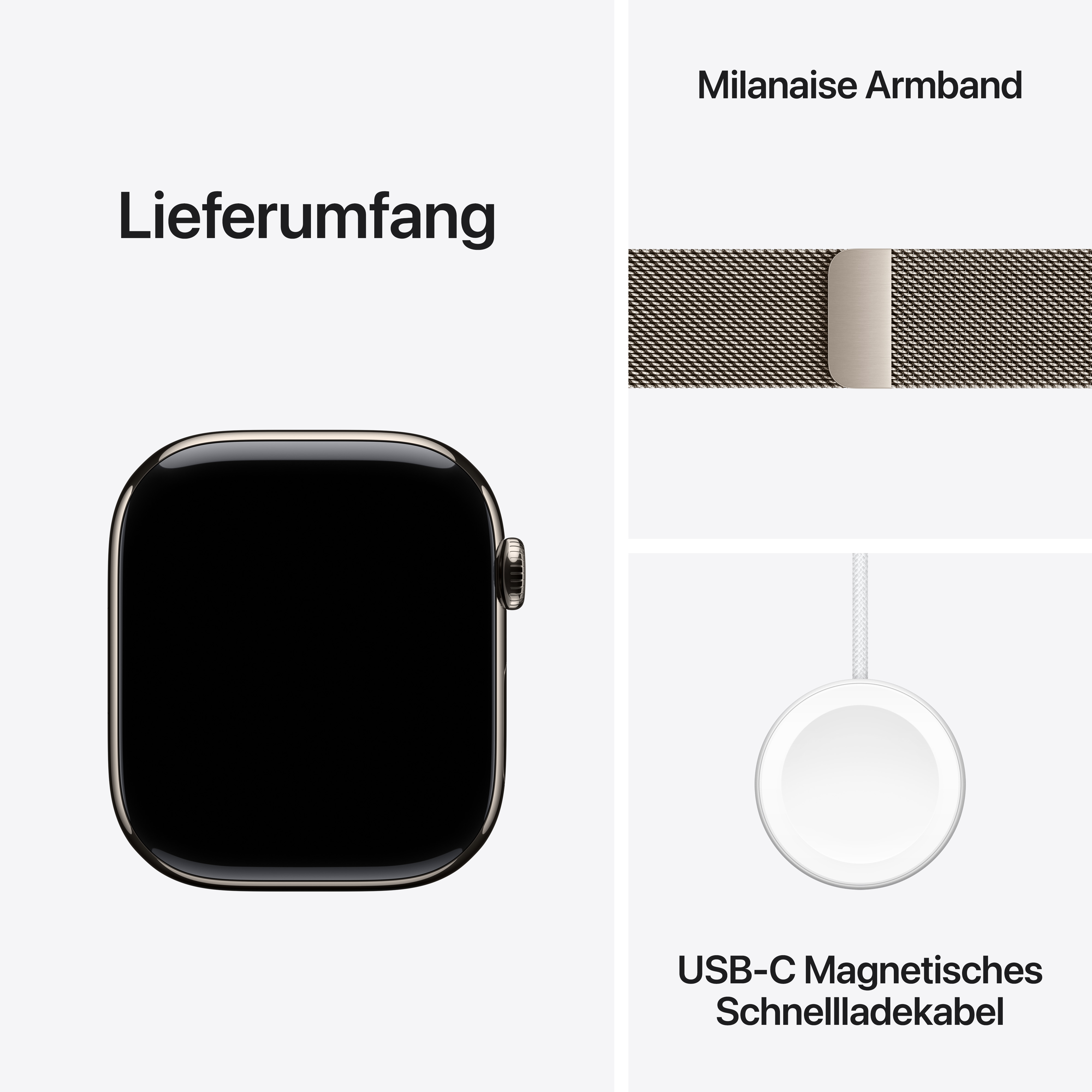 Apple Watch Series 10 Titan Natur