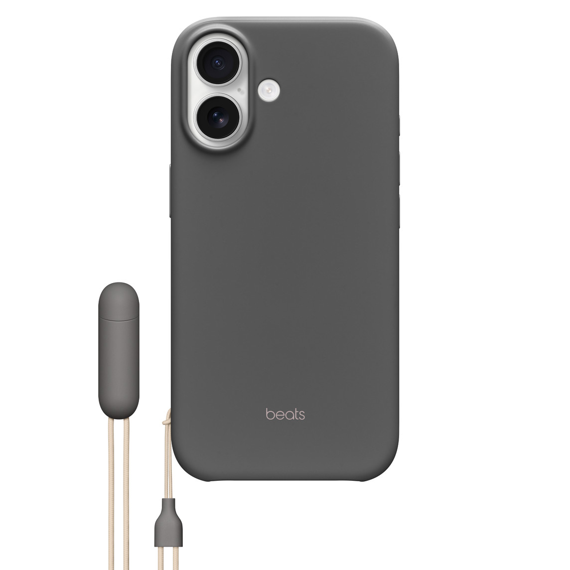 Beats iPhone 17 Kickstand Case mit MagSafe und Kamerasteuerung, Granitgrau
