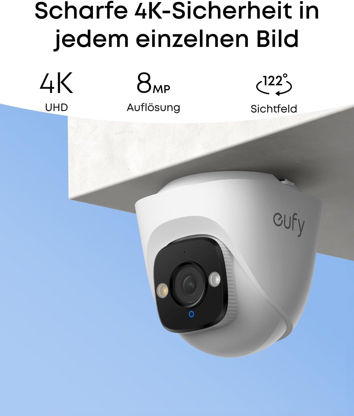 Anker eufy PoE NVR Security System E40 4× 4K 8MP IP-Überwachungskamera
