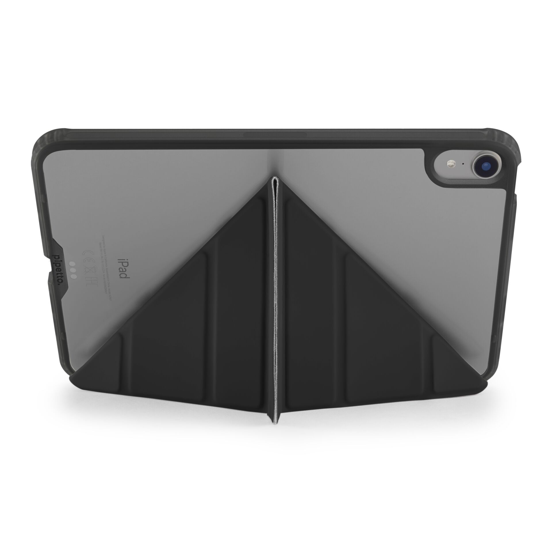 Pipetto Origami No1 Original Case für iPad mini (A17 Pro / 6. Gen), Schwarz