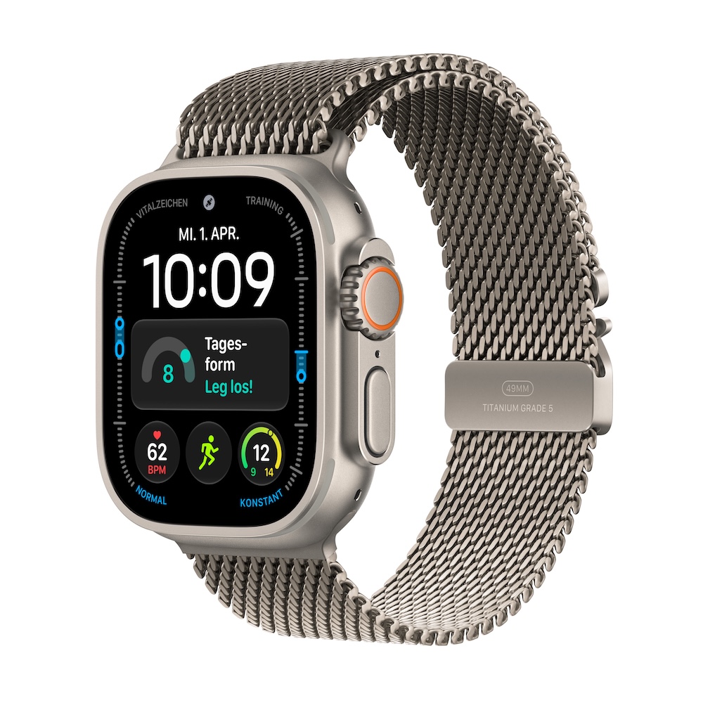 Apple Watch Ultra 4 Milanaise Armband Titan