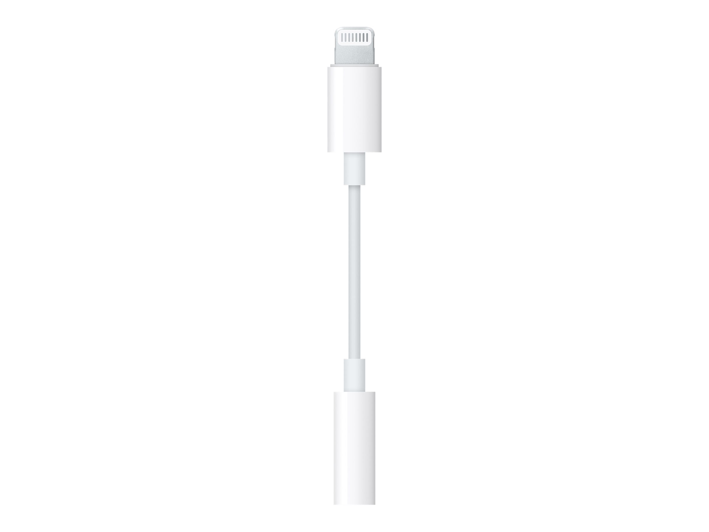 Apple Lightning auf 3,5 mm Kopfhöreranschluss Adapter, Weiß