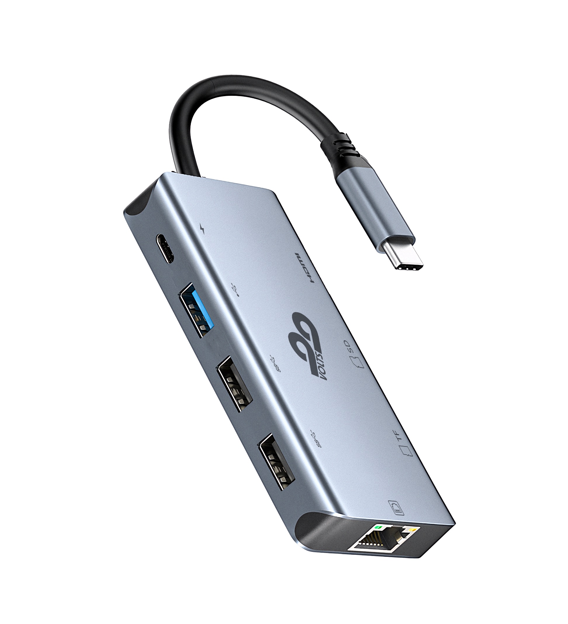 99VOLTS USB-C Hub (8 in 1 Adapter)