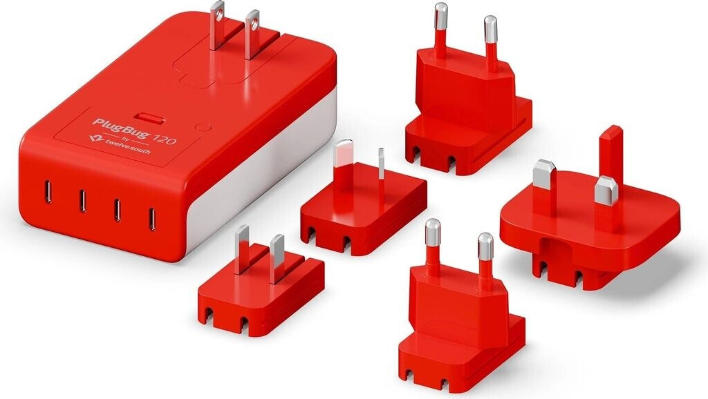 Twelve South PlugBug Travel Power Adapter mit Apple Find My