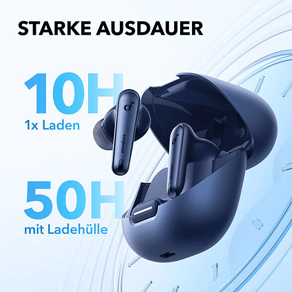 ANKER Soundcore Liberty 4 NC In-Ear Kopfhörer, Blau, Kabellos
