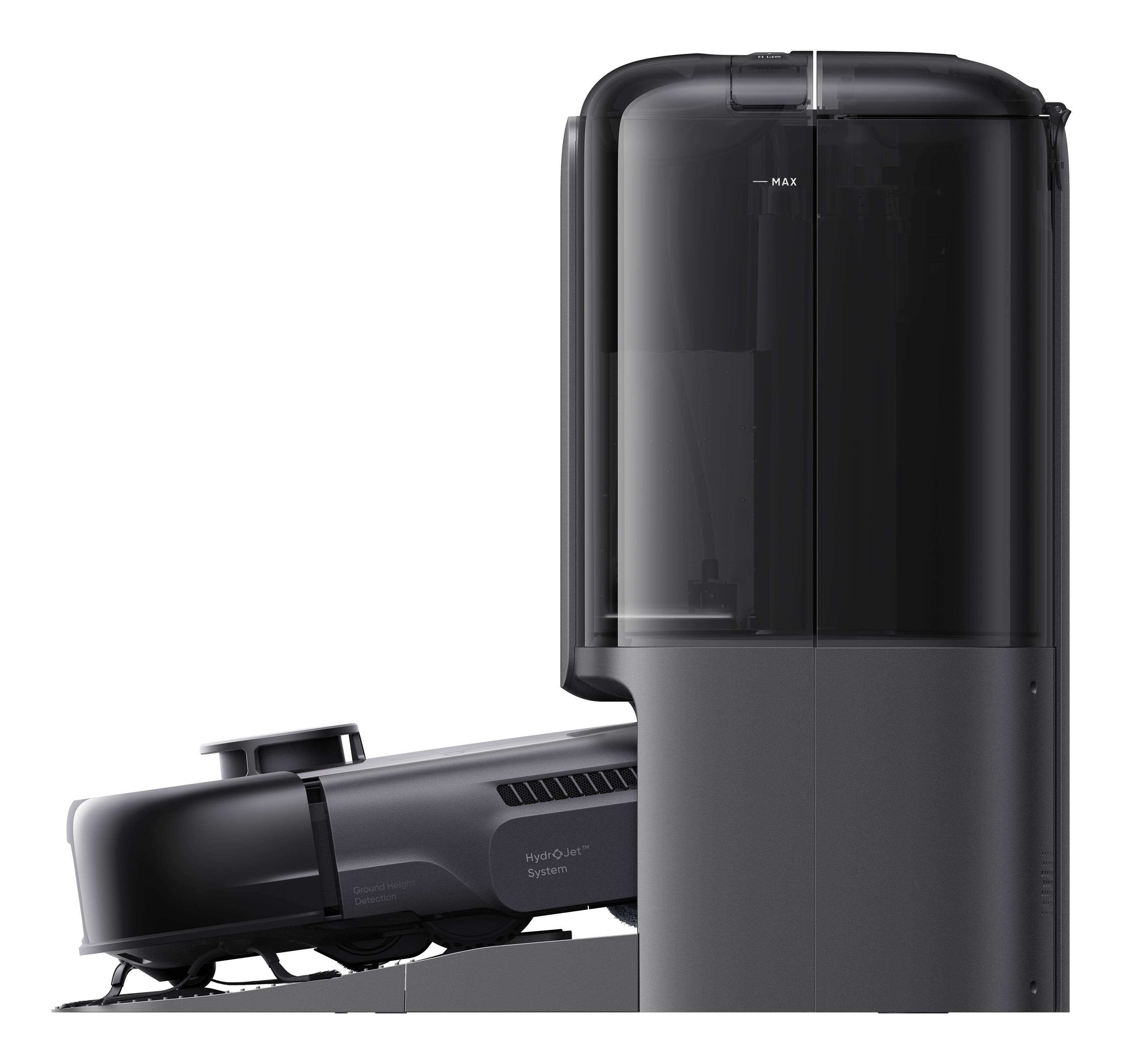 eufy Saug- und Wischroboter Omni E25 mit All-in-One-Wartungspaket, Schwarz