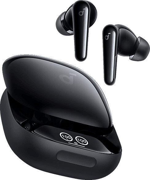 Anker Soundcore Liberty 4 Pro NC Kopfhörer, Schwarz (Glänzend), In-Ear, Kabellos