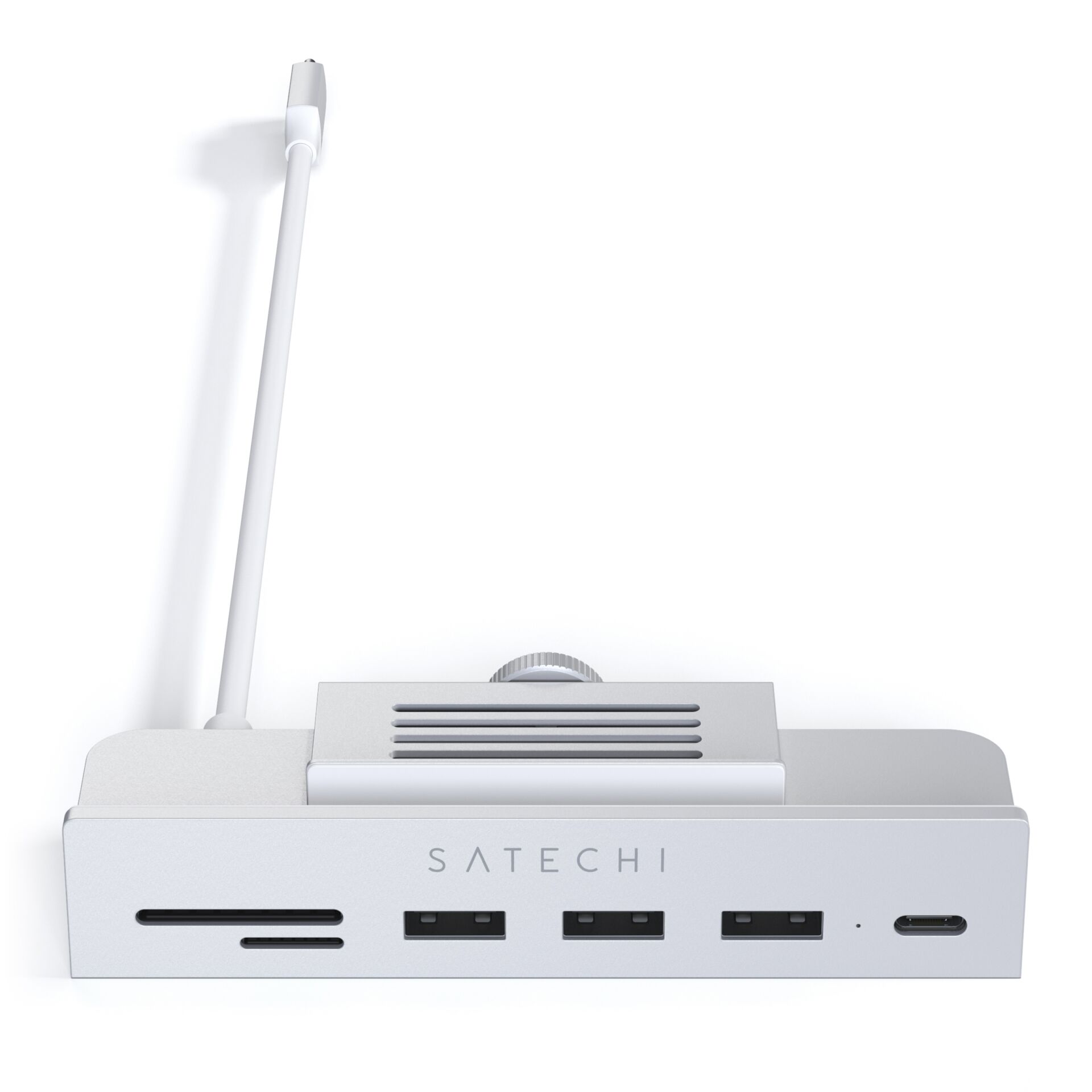 Satechi Aluminum USB-C Clamp Hub Pro für Apple iMac (6 in 1)